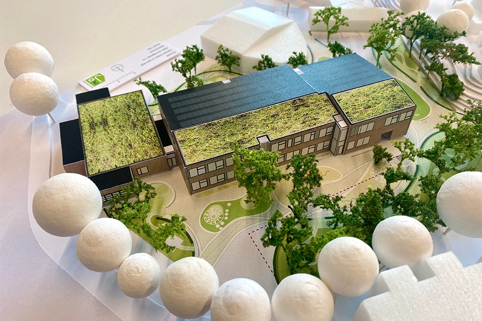 j2oArchitectuur Dalton KC Brederode maquette vogelvlucht v 0001 kopie