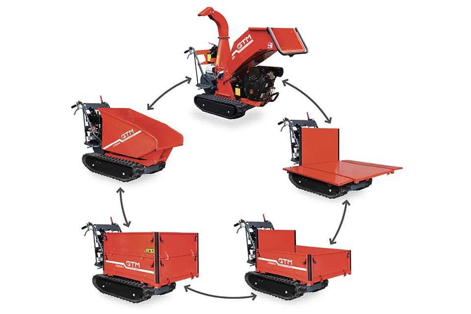 Rupsdumper óók inzetbaar alshoutversnipperaar en platte bak 2