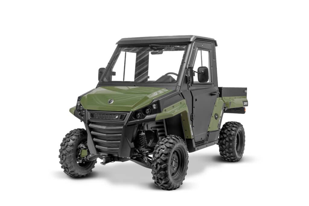 Twee nieuwe merken op de stand bij Van der Haeghe BV uit Geldermalsen tijdens Groene sector 2026. 2