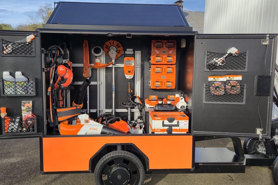 STIHL professioneel ingerichte elektrische cargo bike biedt vakmensen snelle, duurzame toegang tot binnensteden en zero-emissiezones 1