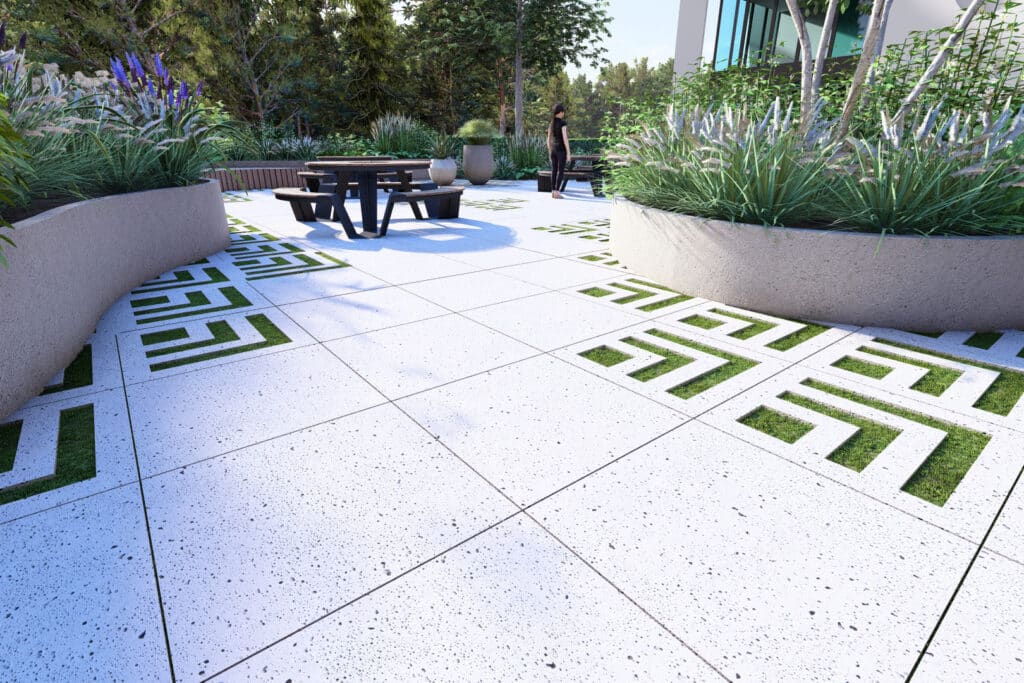 Schellevis® introduceert nieuwe grasbetonoplossingen en organische zitelementen  4