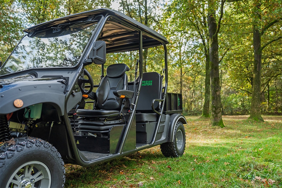 Elektrische vierzitters met wegtoelating 1